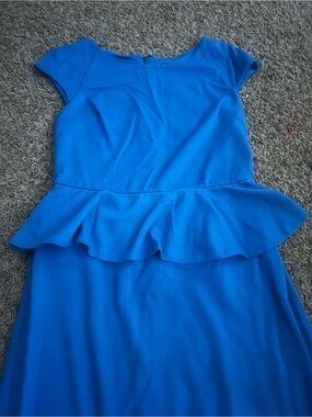 Express Cobalt Blue Scoop Neck Dress